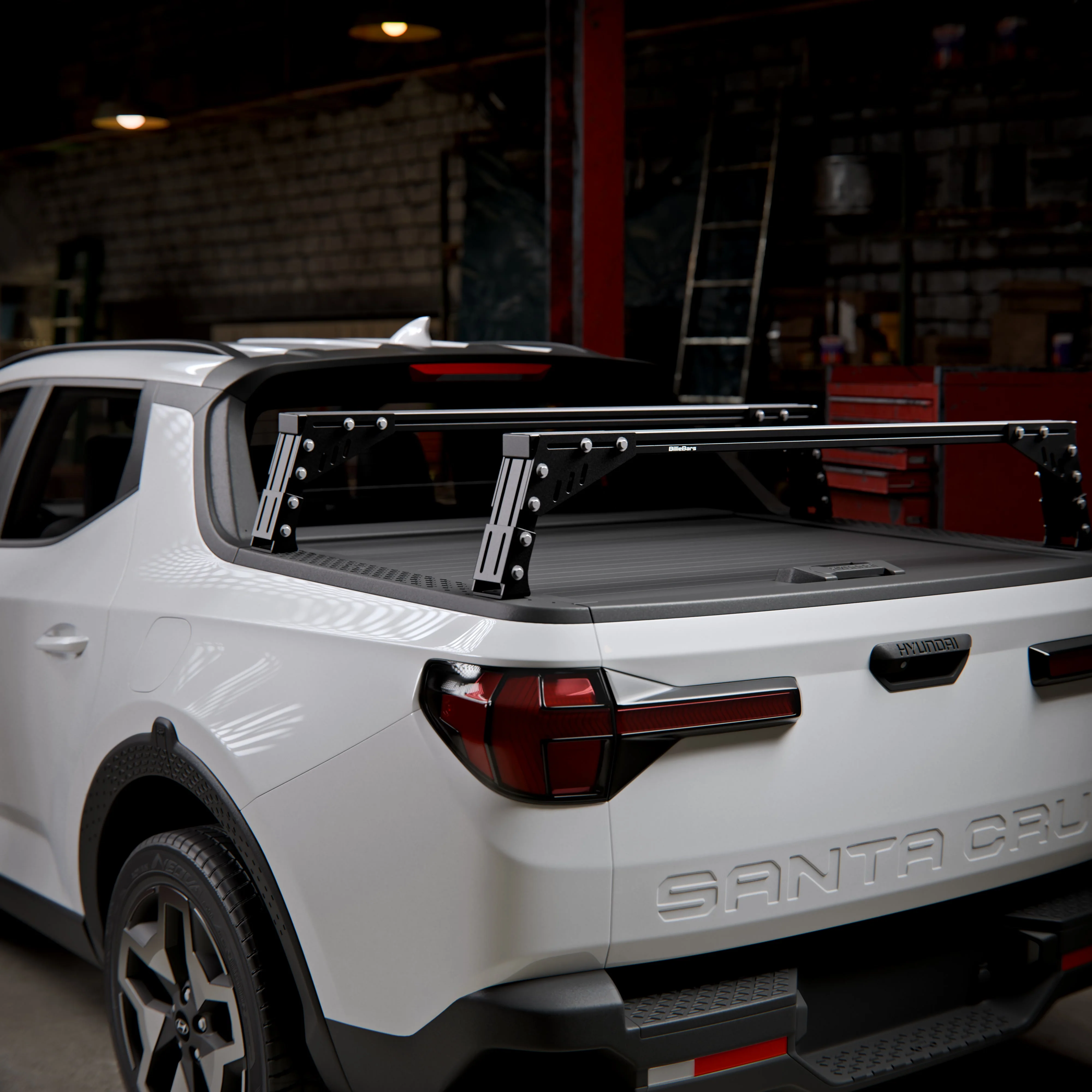 Santa Cruz- Bed Rack For Factory Retractable Cover with T-slots - Image 6