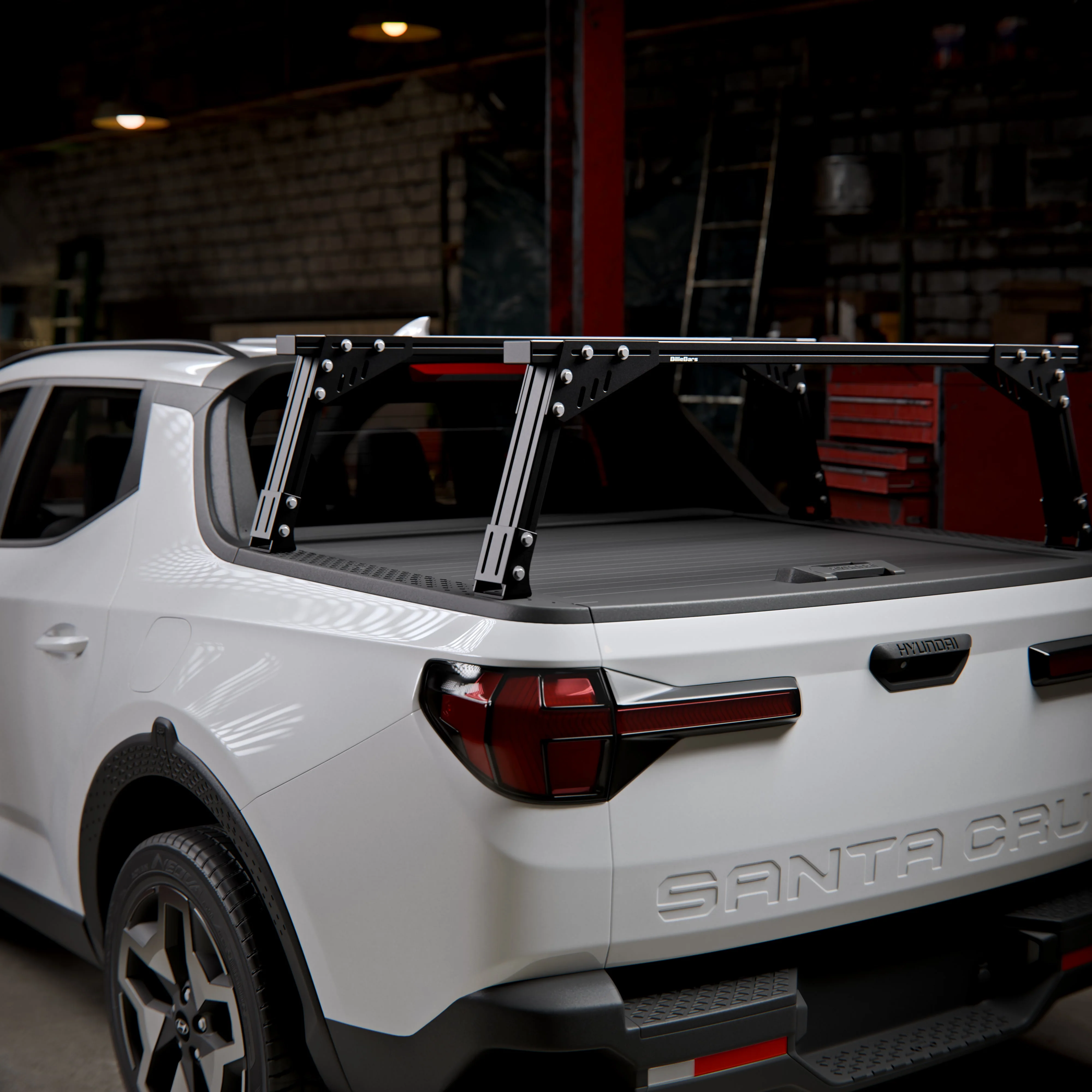 Santa Cruz- Bed Rack For Factory Retractable Cover with T-slots - Image 7