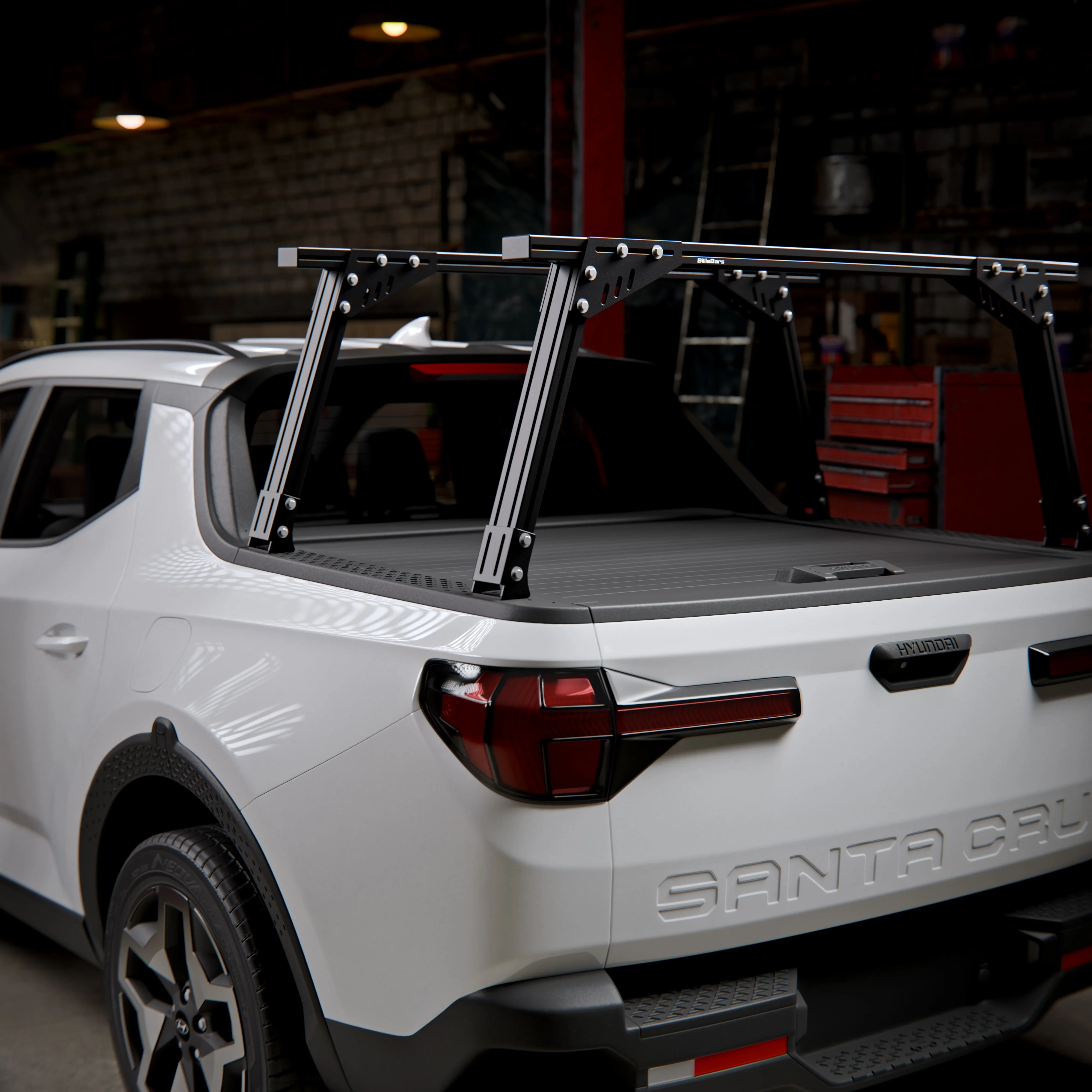 Santa Cruz- Bed Rack For Factory Retractable Cover with T-slots - Image 8
