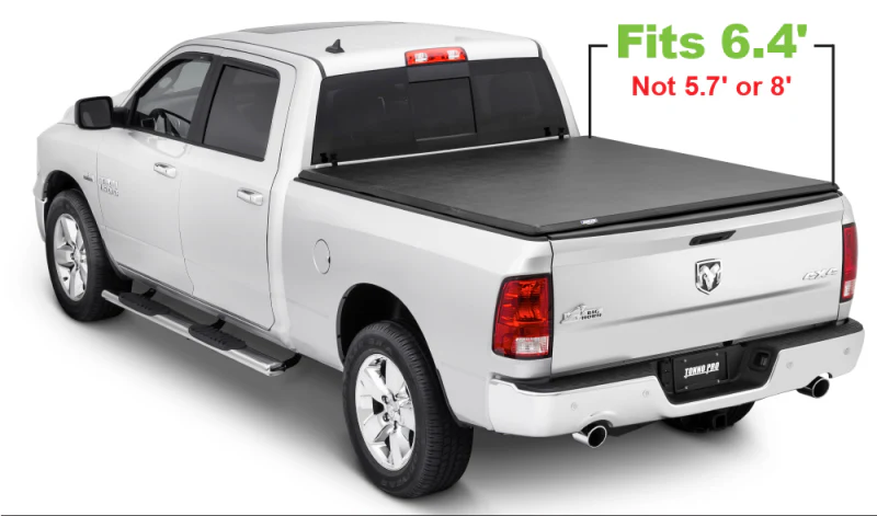 Tonno Pro 02-19 Dodge RAM 1500 6.4ft Fleetside Hard Fold Tonneau Cover - Image 19