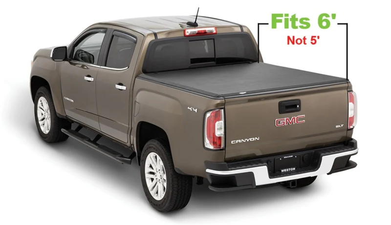 Tonno Pro 15-19 Chevy Colorado 6ft Fleetside Hard Fold Tonneau Cover - Image 12