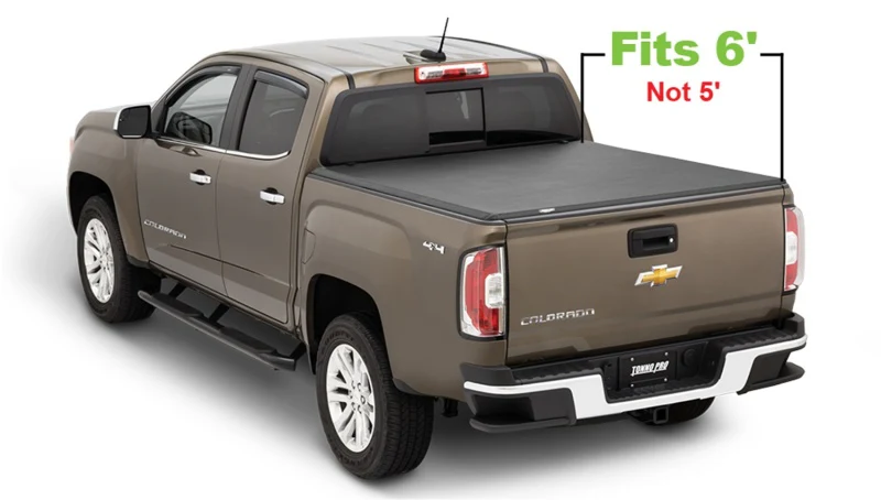 Tonno Pro 15-19 Chevy Colorado 6ft Fleetside Hard Fold Tonneau Cover - Image 14